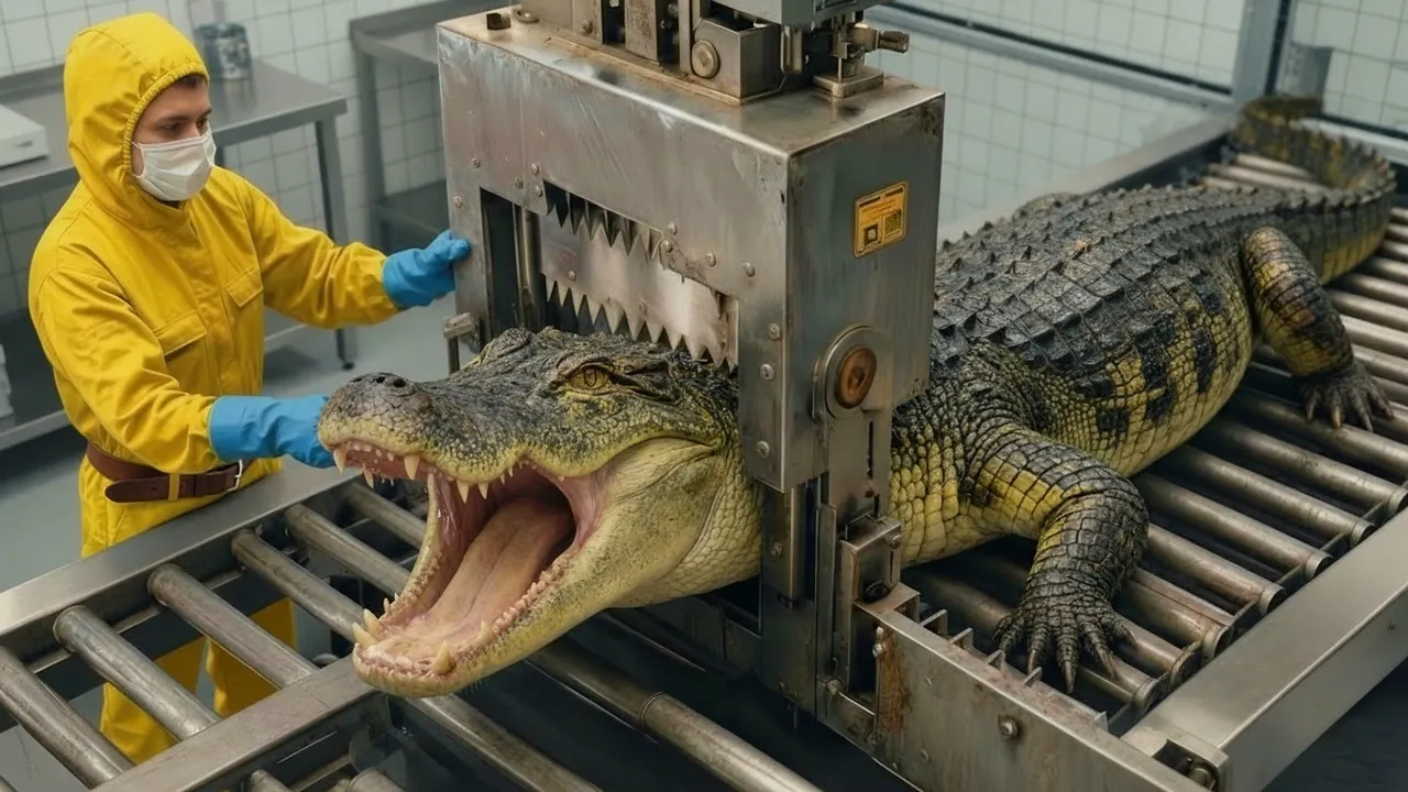 Inside the Massive Crocodile Leather Factory | Full Manufacturing Process