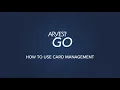 Arvest Go - How To Use Card Management