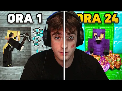 Video Thumbnail: Ho giocato a Minecraft per 24h di fila. (Film Completo)