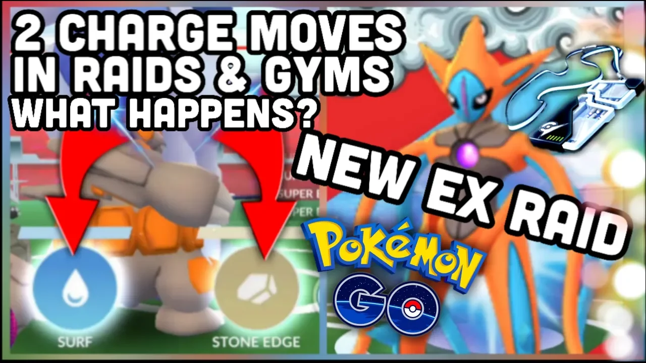 NEW DEOXYS ATTACK FORM EX RAID YOU CAN SOLO IN POKEMON GO 2 CHARGE MOVES IN GYMS WHAT WILL HAPPEN?
