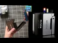 FOCUS Aluminium Automatic Ejection 10pcs Cigarette Dispenser Case Box With Lighter Case Set