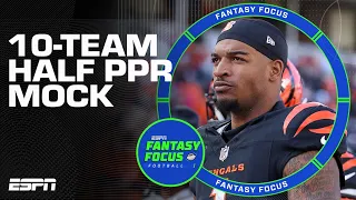 10-Team PPR Mock Draft with FULL ESPN Fantasy Experts Fantasy Focus