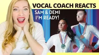 vocal coach musician reacts sam smith u0026 demi lovato im ready