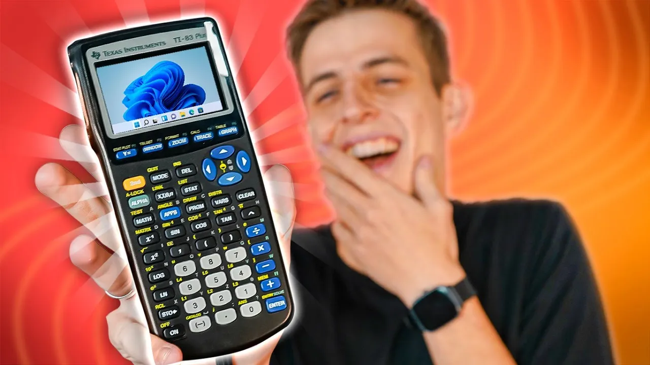 INSTALEI WINDOWS 11 EM UMA CALCULADORA