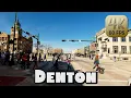 Driving Around Denton Texas in 4k