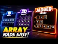 1D vs 2D vs Jagged Arrays Data Structures Fundamentals