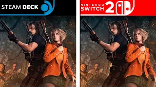 Resident Evil 4 | Switch 2 vs Steam Deck | Graphics Comparison