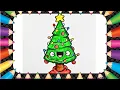 Download Lagu How to Draw a Christmas Tree (Step by Step)