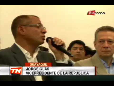Vicepresidente Glas inauguró Data Center de CNT