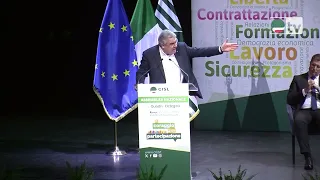Intervento di Luigi Sbarra all'Assemblea Nazionale dei Quadri e Delegati CISL
