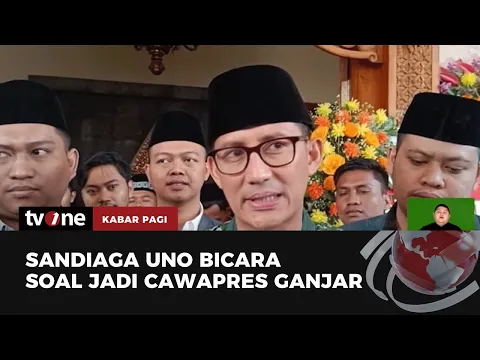 Bursa Cawapres 2024, Sandiaga Uno Optimis Jadi Pendamping Ganjar
