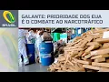Lagu Maurício Galante: O plano prioritário dos EUA é o combate ao narcotráfico