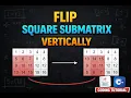 Flip Square Submatrix Vertically Simple Code Java Leetcode 3643 TryWithCatch