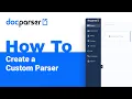 Docparser Academy How to Create a Custom Parser