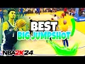 NBA 2K24 BEST JUMPSHOT BIG MAN EASY GREEN AFTER UPDATE