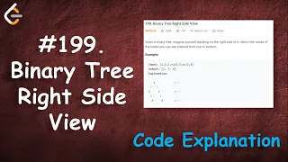 Binary Tree Right Side View Live Coding with Explanation Leetcode
