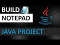 Notepad Clone Java Project Swing AWT