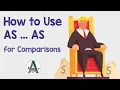 As As English Grammar Comparisons