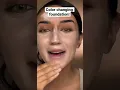Testing a color changing foundation