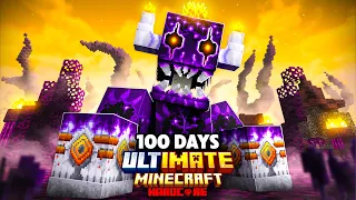 I Survived 100 Days in ULTIMATE Minecraft Hardcore!