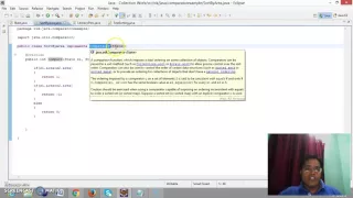Comparable and Comparator interface tutorial 2