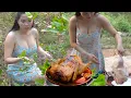 Lagu Alida roasted a 3kg duck with sesame sauce and lime leaves