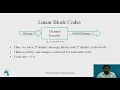 Introduction to Linear Block Codes