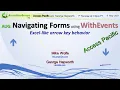 AP Navigating Forms using WithEvents Up Down by Mike Wolfe with George Hepworth - Access Pacific
