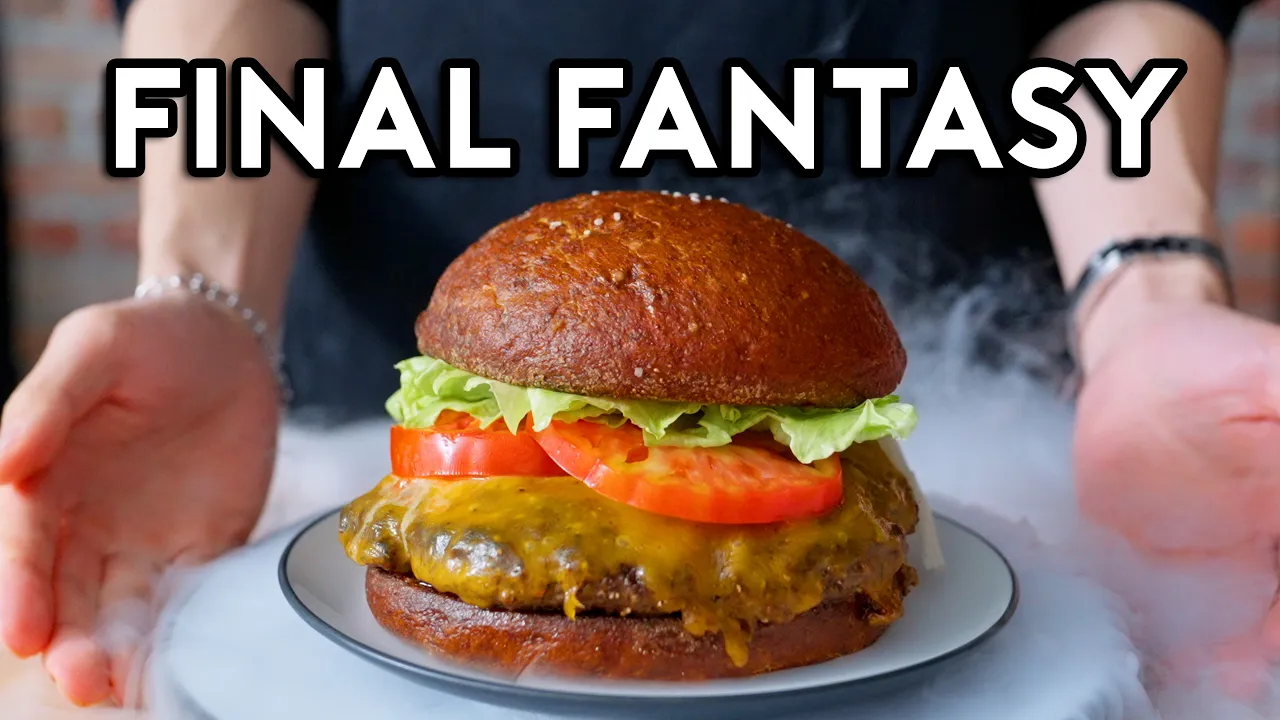 Giant Pretzel Archon Burger from Final Fantasy XIV   Arcade with Alvin