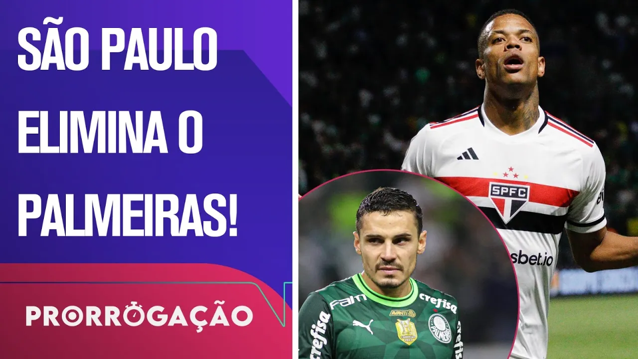 SÃO PAULO VENCE O PALMEIRAS DE NOVO E ESTÁ NA SEMIFINAL DA COPA DO BRASIL! | PRORROGAÇÃO