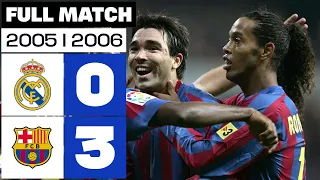 Highlights Real Madrid Vs FC Barcelona 0 3 Matchday 12 2005 2006 FULL MATCH 