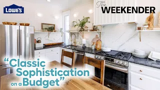 The Weekender The Classic Sophistication on a Budget Kitchen Season 5 Episode 5
