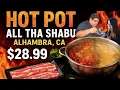 The Best All You Can Eat HOT POT in LA California All That Shabu