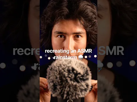 recreating an ASMR rainstorm! 🌧️ #asmr