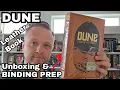 Dune Leather Book Unboxing and Binding Set Up - Barnes Noble