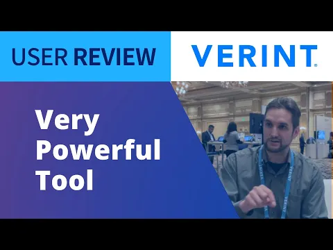 Thumbnail for Verint Speech Analytics Review | Change the Game of Customer Experience Analytics