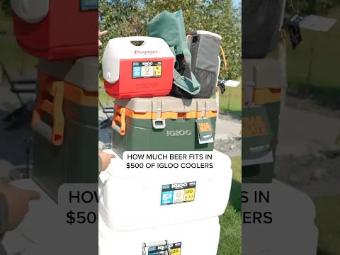 How Much Beer Fits Into $500 of Igloo Coolers