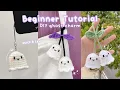 How to Crochet a Ghost Charm phone charm headphones accessory bag charm l Beginner Tutorial
