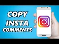 How to Copy Comments on Instagram Simple