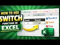 How to use the SWITCH function in Excel