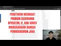 Praktikum Membuat Program Sederhana Operator IF dan Array Pada Bahasa pemrograman Java