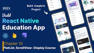 Learn React Native by Building an Educational App Flatlist ScrollView-Display Course