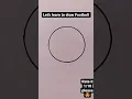 Kids Football Drawing Trick Football Drawing Easy Step