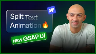 3 Split Text Animations With The New GSAP UI on Webflow