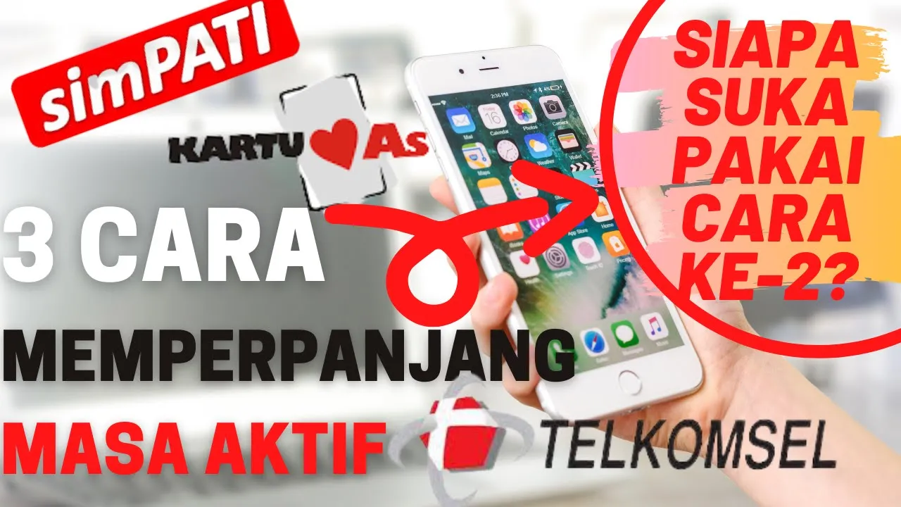 Cara Menambah Masa Aktif Kartu Telkomsel - 2021