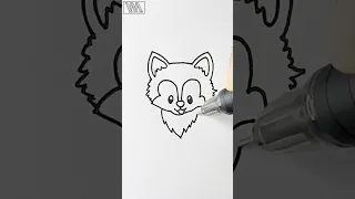 Very Easy Fox Drawing Shorts How To Draw a Fox