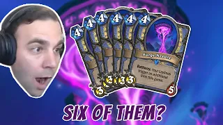 SIX Copies of Surge Needle Leyline Mage - Hearthstone Arena