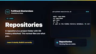 Repositories Explained FullStack Masterclass Git GitHub Course
