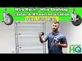 Wire Shelving Wheels Caster Installation Tutorial - Fits All Major Brands of Wire Racks