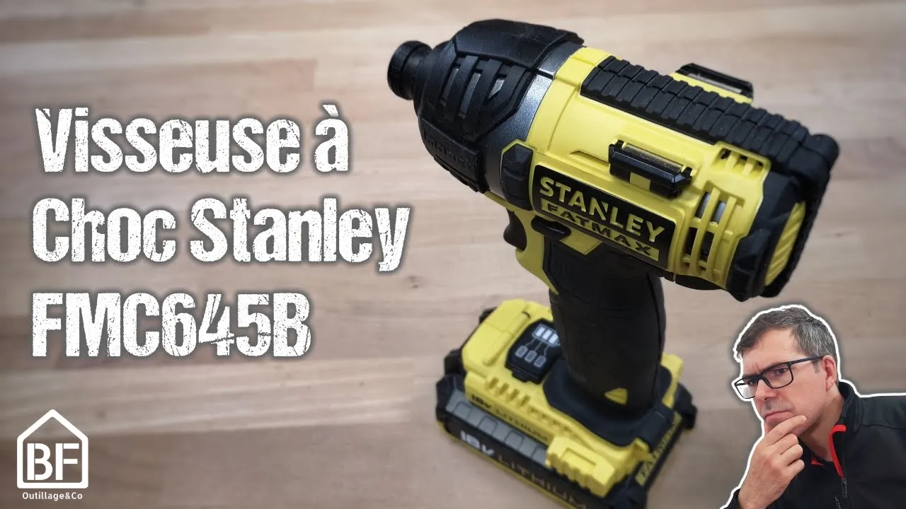 Test de la visseuse à choc Stanley FatMax FMC645B
